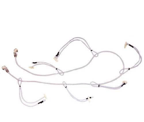 TAUSENDFÜSSLER - Elastischer Segeleinbinder mit 6 Zeisingen für schnelle Segelbefestigung