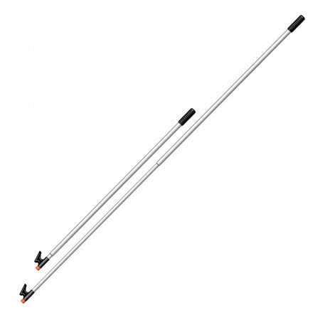 Davis Team Bootshaken DA4122 – Teleskop-Bootshaken aus silber eloxiertem Marine-Aluminium, 1400–2400 mm