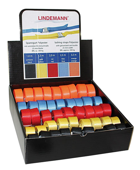 Zurrgurt 25mm mit Klemmschnalle - Spanngurt 500kg Bruchlast