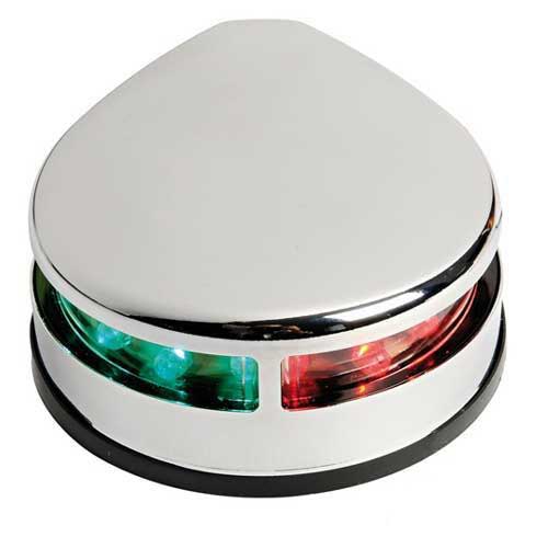 OSCULATI Positionsleuchte EvoLED Edelstahl - Zweifarbig für Boote bis 20m zweifarbig