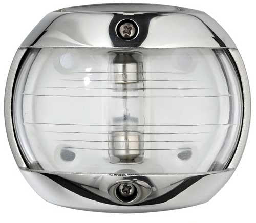 OSCULATI Positionsleuchte Compact 12 Edelstahl - Sphera Design RINA zugelassen bis 12m Hecklicht