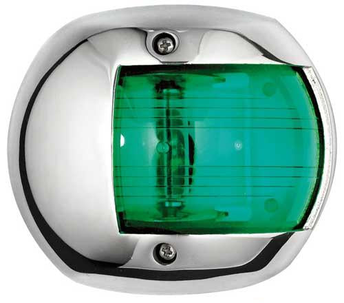 OSCULATI Positionsleuchte Compact LED Edelstahl AISI 316 - RINA zugelassen bis 12m Steuerbord