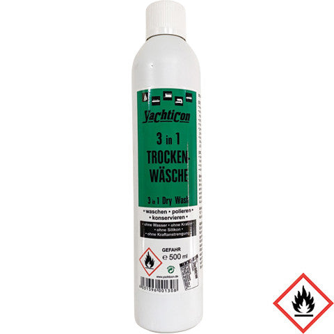 Yachticon 3 in 1 Trockenwäsche - Reinigen, Polieren und Hochglanz ohne Wasser