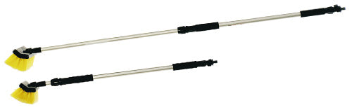 YACHTICON ALUBÜRSTE DELUXE - Ausziehbare Waschbürste mit Wasserdurchlauf