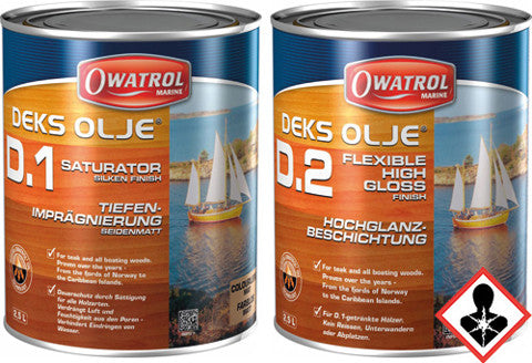 Yachticon Owatrol Marine Deck Oil 1000g - D1 Grundierung & D2 Versiegelung