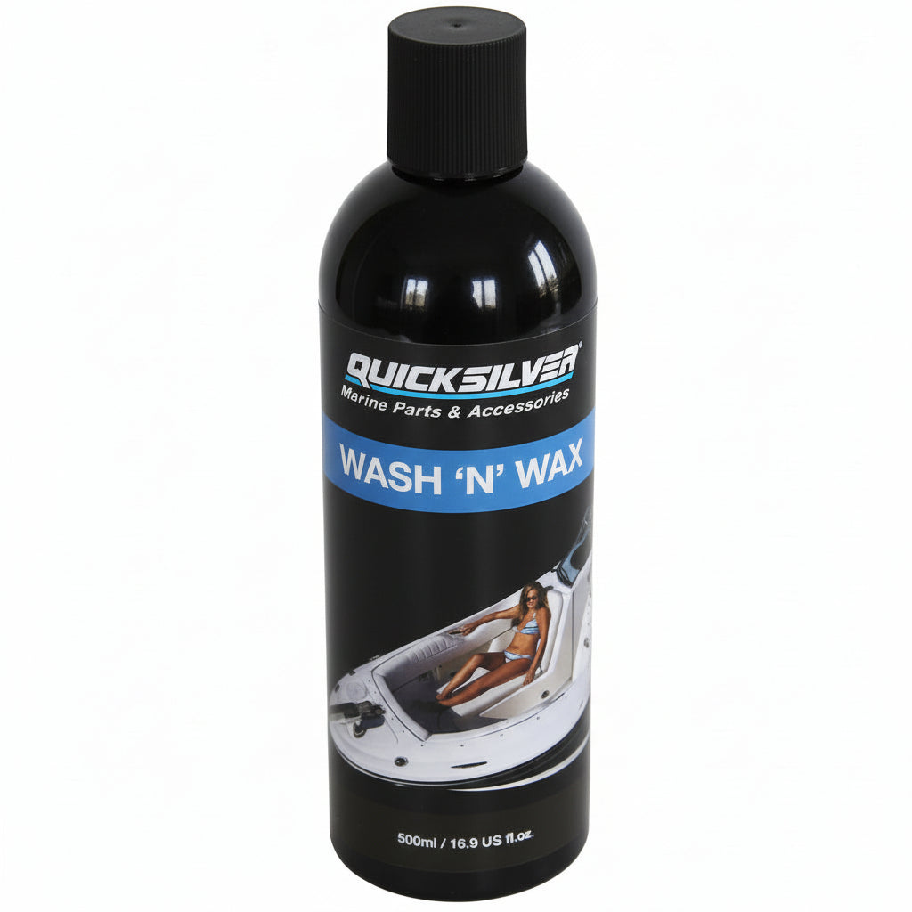 Quicksilver Wash N Wax 500ml - Waschshampoo für alle Marine Oberflächen