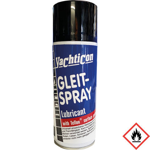 Yachticon Gleitspray Lubricant 400ml - Hochwirksames Gleitspray ohne Silikon