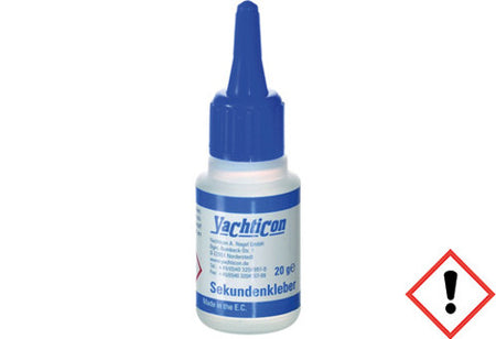 Yachticon Sekundenkleber 20g - Klebt fast alles in Sekundenschnelle