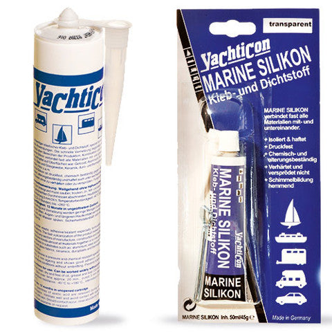 Yachticon Marine Silikon farblos - Verbindet fast alle Materialien
