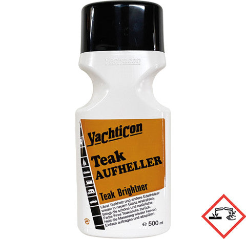 Yachticon Teak Brightner 500ml - Natürliche Farbe für Teakdecks