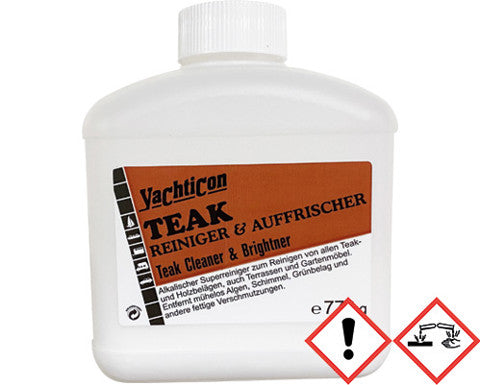 Yachticon Teak Cleaner und Brightner 770g - Alkalischer Reiniger für Teakdecks