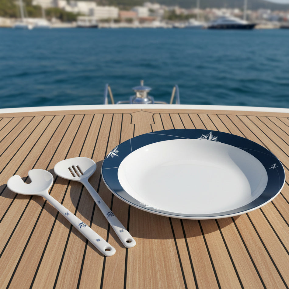 Marine Business Northwind Salatschüssel Ø 250 mm - Melamin mit Besteck