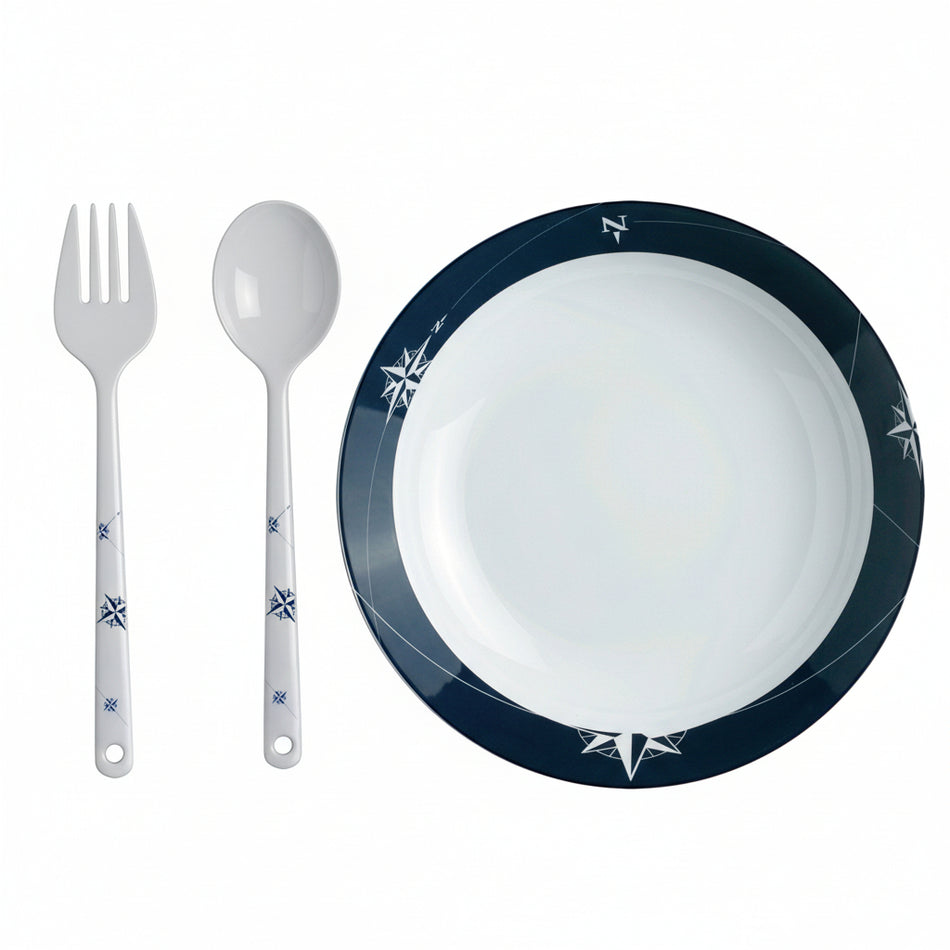 Marine Business Northwind Salatschüssel Ø 250 mm - Melamin mit Besteck