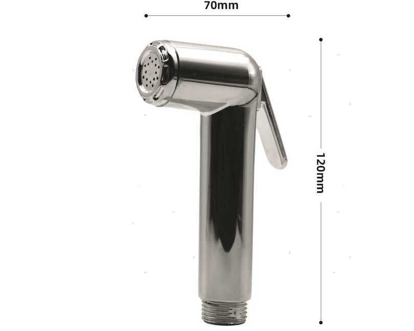 Duschkopf Jara Chrom ABS stoßfest mit Hebel - 1/2 Zoll Anschluss