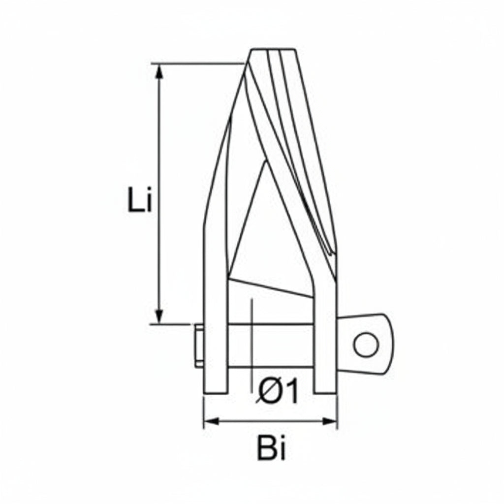 Schäkel gedrehte Ausführung – Edelstahl 1.4301