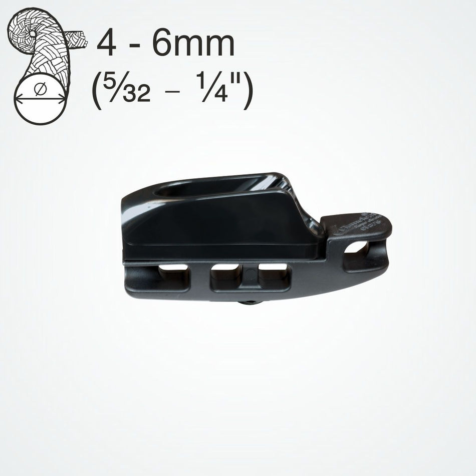 CL82672 Tauklemme Nylon mit CL272 Clamcleat 4-6mm