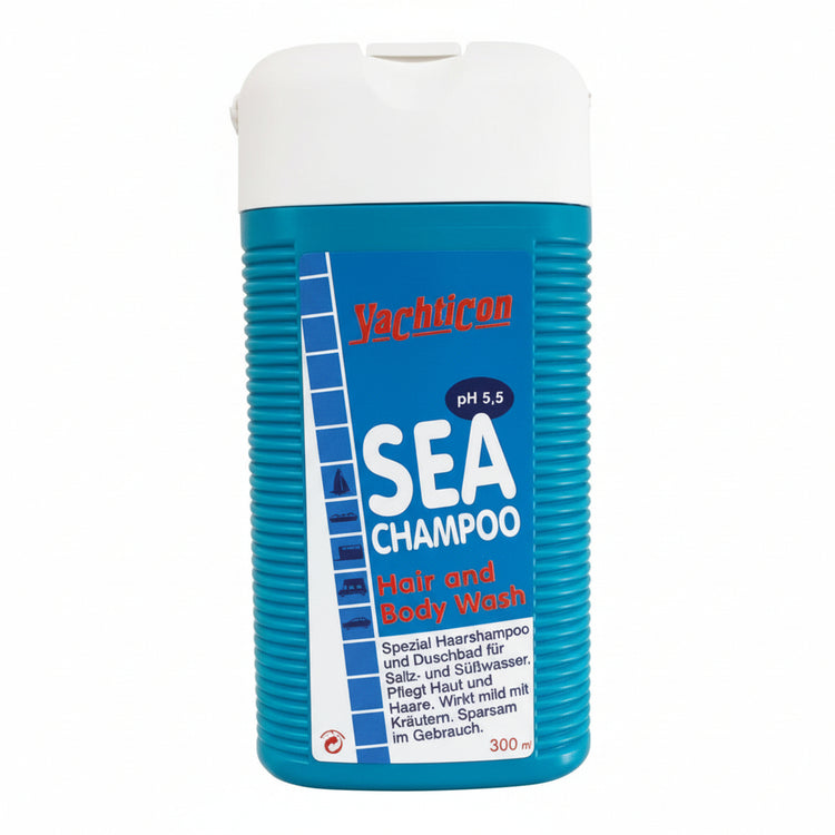 Yachticon Sea Shampoo 300ml - Shampoo & Duschlotion für Salz- und Süßwasser