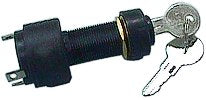 Zündschloss mit Schutzkappe Kunststoff 12V 12A Aus/An/Start EK20112