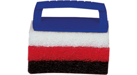 STAR BRITE HANDSCHRUBBER 3ER SET - Universal-Set mit 3 Aufsätzen