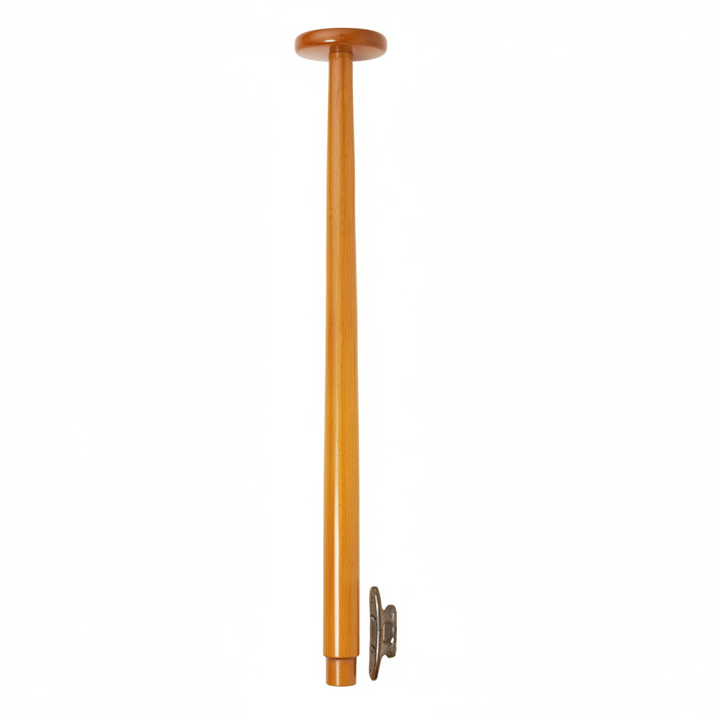 Flaggenstock Teak konisch – 600mm, 750mm, 900mm mit separatem Halter