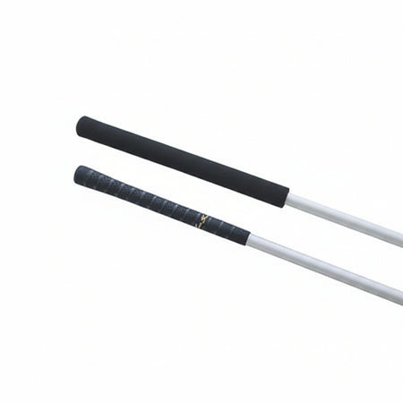 Optiparts Pinnenausleger Griffdetail – RB2306 schwarz und RB2406 silber im Vergleich