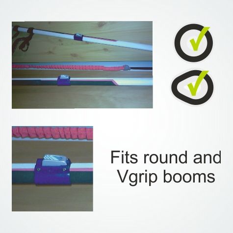 CL244 Baumklemme Windsurfklemme Clamcleat Alu + Nylon 3-6mm