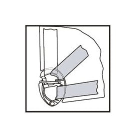 WICHARD Schnappschäkel Edelstahl für Gurtband bis 25mm Breite