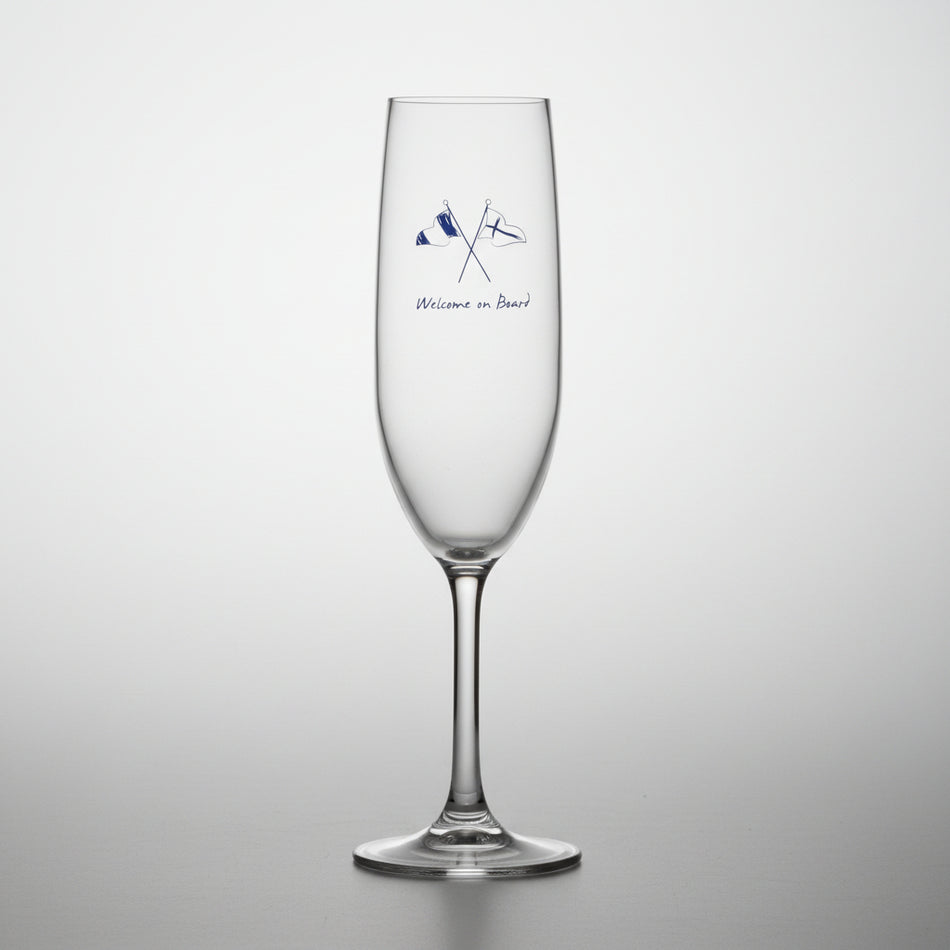 Marine Business Sektgläser Welcome on Board - 6 Stück Tritan Non Slip unzerbrechlich