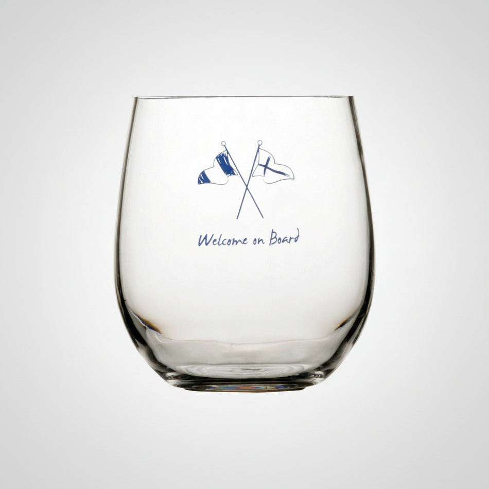 Marine Business Wassergläser Welcome on Board - 6 Stück Tritan Non Slip unzerbrechlich