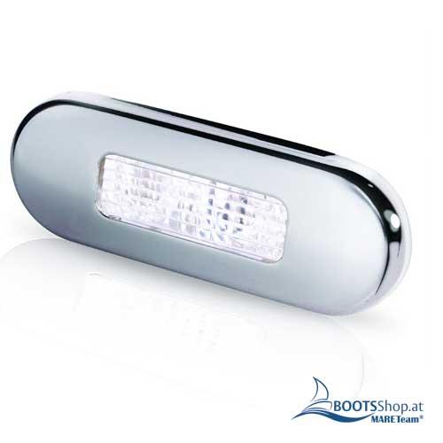 Hella Marine LED Stufenleuchte asymmetrisch 12V 0,5W - Edelstahl