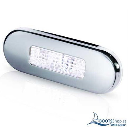 Hella Marine LED Stufenleuchte asymmetrisch 12V 0,5W - Edelstahl