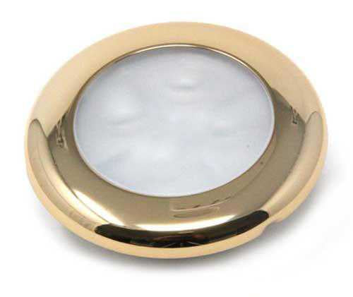 Hella Marine LED Leuchte Slim Line 12V 0,5W - Wasserdicht IP67 Edelstahl vergoldet warmweiß