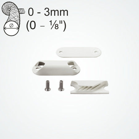 CLAMCLEAT CL221 Jollen Achterliekklemme aus Nylon