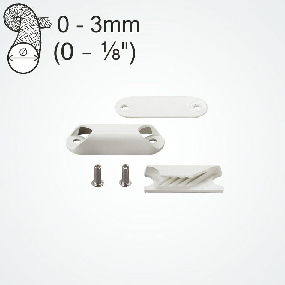 CLAMCLEAT CL221 Jollen Achterliekklemme aus Nylon