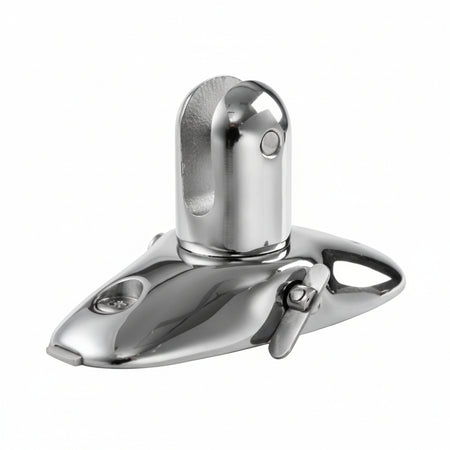 Klappverdecks-Fußstück Niro für Schlauchboote – Bimini-Fußstück zum Festkleben