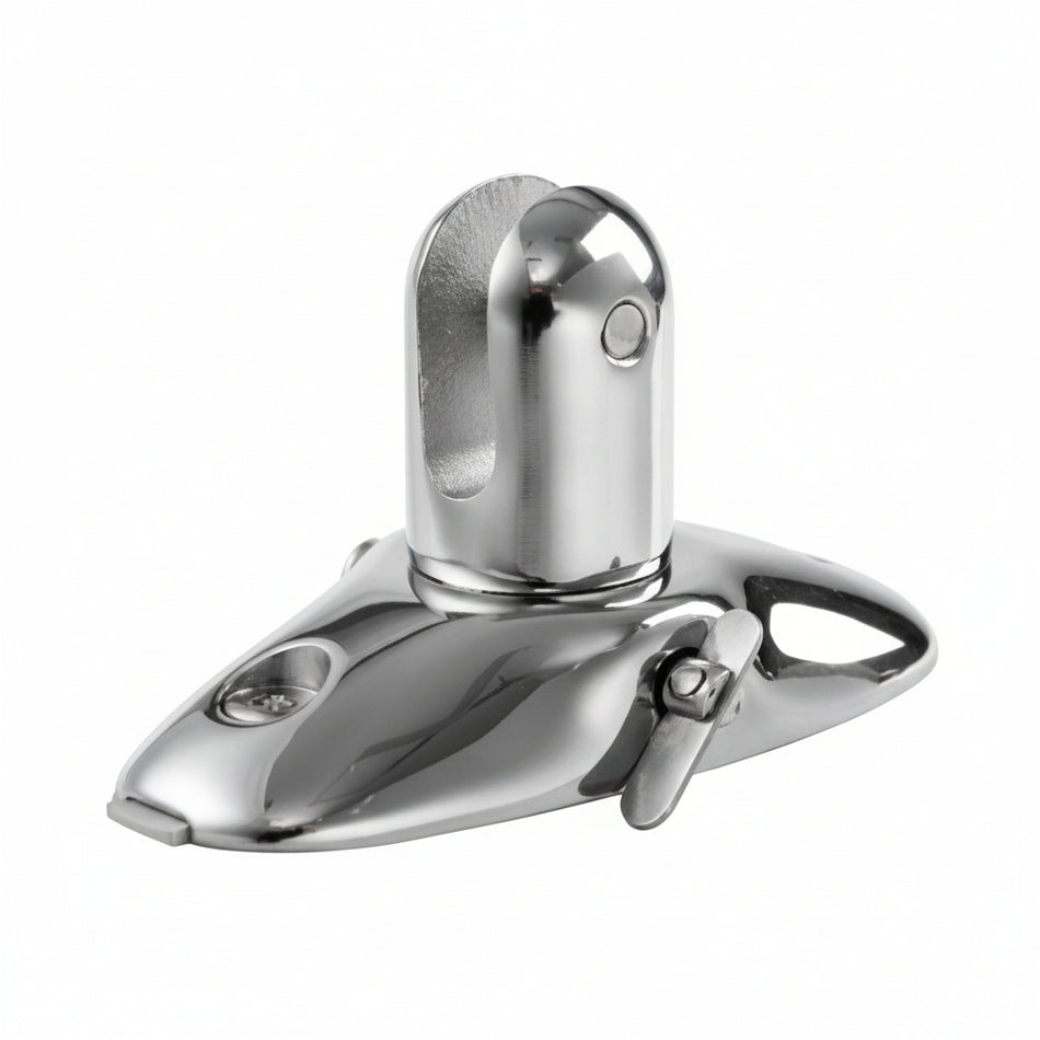 Klappverdecks-Fußstück Niro für Schlauchboote – Bimini-Fußstück zum Festkleben