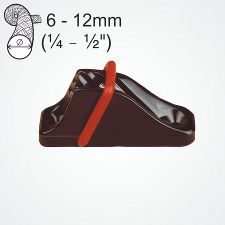Clamcleat® CL237-SB Vertical mit Sicherheitsbügel 6-12 mm - Nylon Tauklemme
