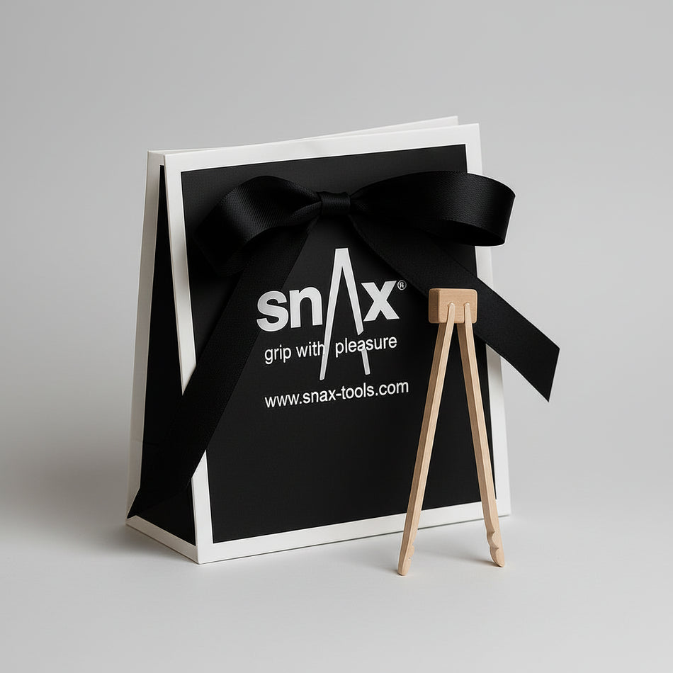 SNAX® Fingerfoodzange - Pinzette aus Buchenholz