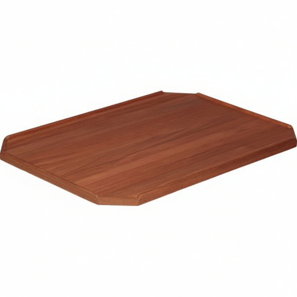 Teakholzplatte 34x60cm - Tischplatte aus Plantagenteak 16mm einfache Ausführung