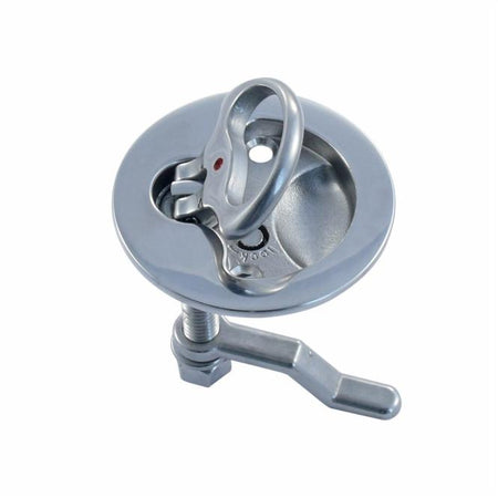 Edelstahl Lukenheber rund A4 - AISI 316 - Wasserdicht mit Verriegelung