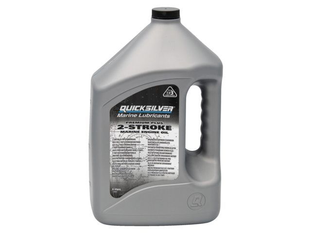 Quicksilver Premium Plus 2-Takt Außenbordmotorenöl TC-W3 4 Liter