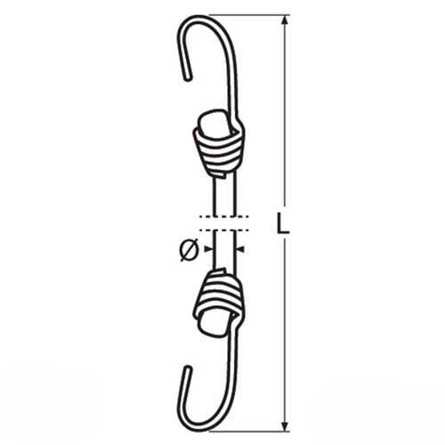 SEGELZEISING AUS GUMMI UND EDELSTAHL - Professionelle Gummizeising mit Haken