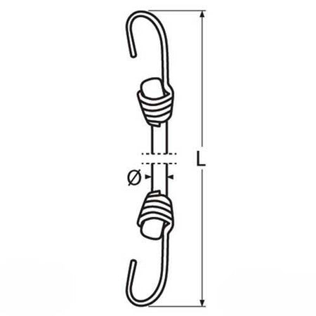 SEGELZEISING AUS GUMMI UND EDELSTAHL - Professionelle Gummizeising mit Haken