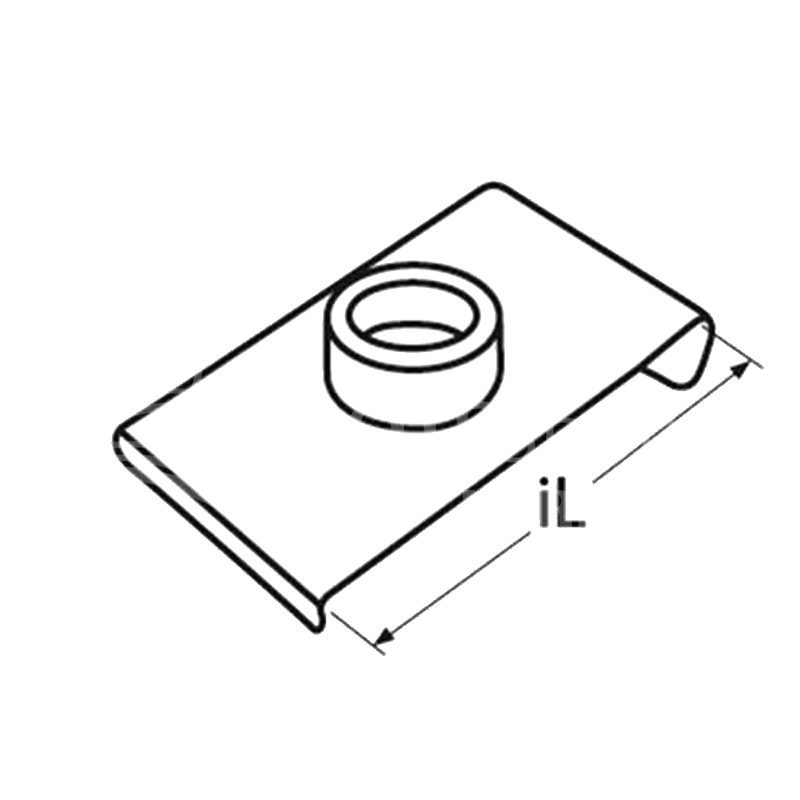 DOT Durable Zapfen für Windschutzscheiben - Messing vernickelt