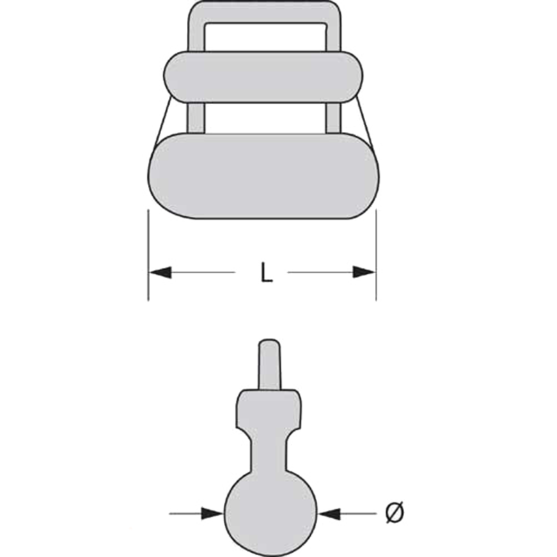 Mastrutscher mit Edelstahlbügel - Göhlrutscher für verschiedene Schienen