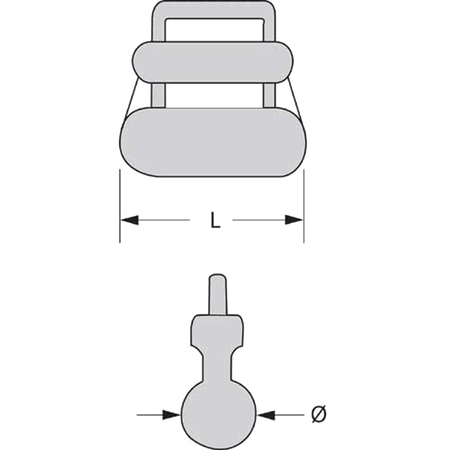 Mastrutscher mit Edelstahlbügel - Göhlrutscher für verschiedene Schienen