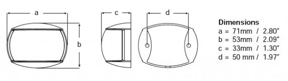 Hella NaviLED Compact 0520911 - LED Navigationslampe Hecklicht