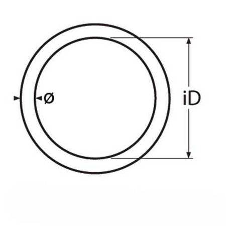 O-Ring Edelstahl A4 - Niro AISI 316 geschweißt