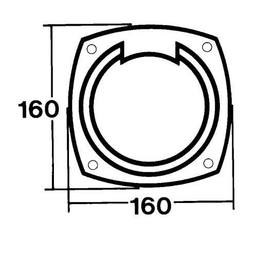 Silva Kompass 125 BH Schwarz - Schottkompass mit kardanischer Aufhängung