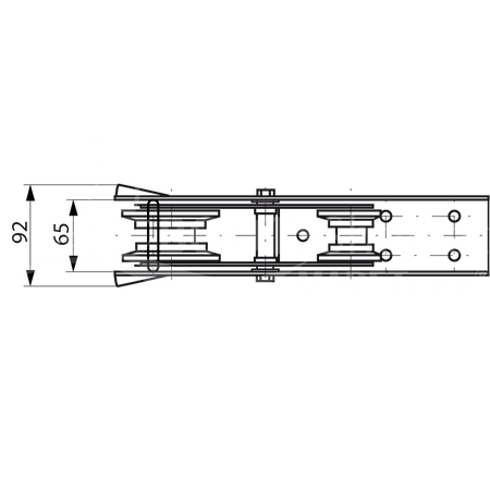 ANKERROLLE MIT KIPPMECHANIK